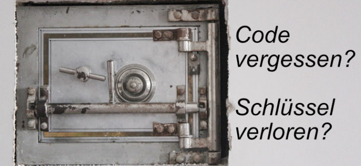 Code vergessen oder Schlüssel verloren – Tresor öffnen - Zirotec GmbH